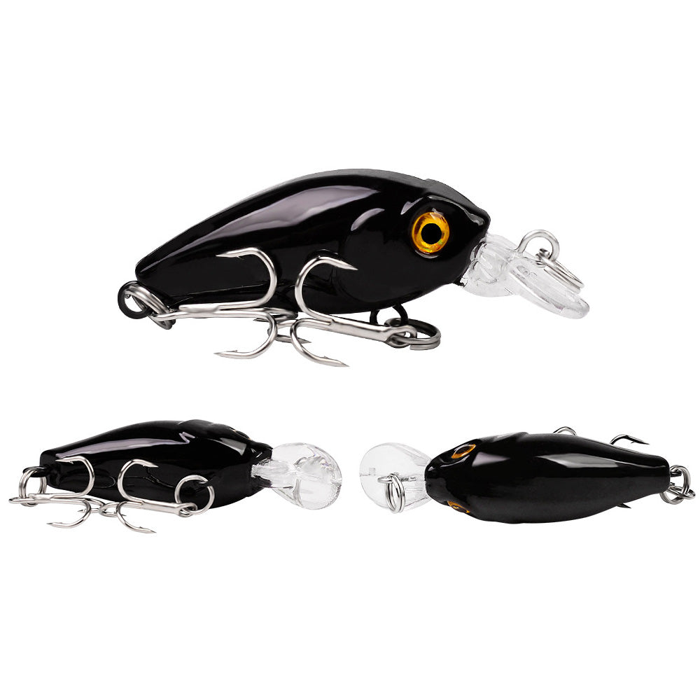 9Pcs Colorful Fishing Lures Small Fake Fishing Bait Freshwater Fishing Tackle Kit for Bass Trout Perch