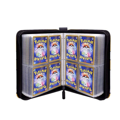 400 Pockets Card Album Cards Binder Book Game Card Collectors Holder Case Black