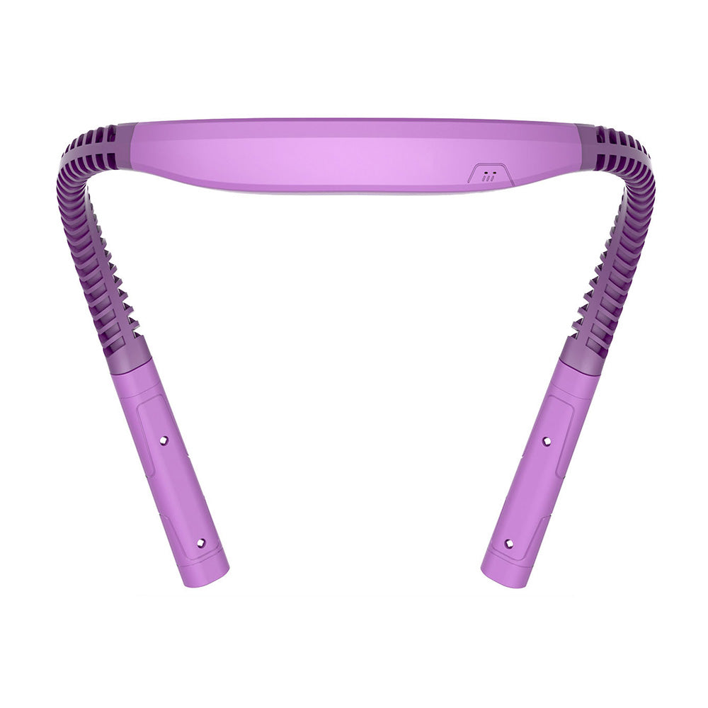 LED Book Light Adjustable Brightness Neck Reading Light for Knitting Repairing-Purple