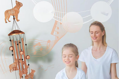 Wind Chime for Outside Patio Garden -Bulldog