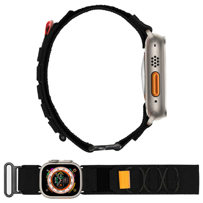 Nylon Watch Band Sports Watch Strap Compatible with Apple Watch Black
