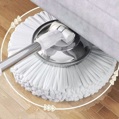 360-Degree Spinning Mop with Detachable Bucket for Home Cleaning
