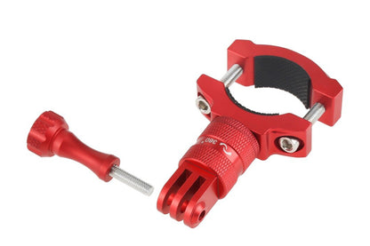 2Pcs Aluminum Bike Handlebar Mount Bicycle Mount for GoPro Hero 13 12 11-Red