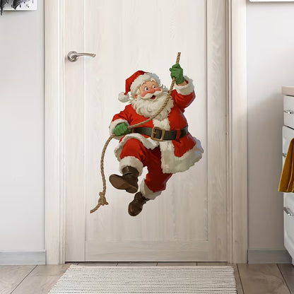 Christmas Glow in the Dark Wall Sticker Self Adhesive Santa Sticker