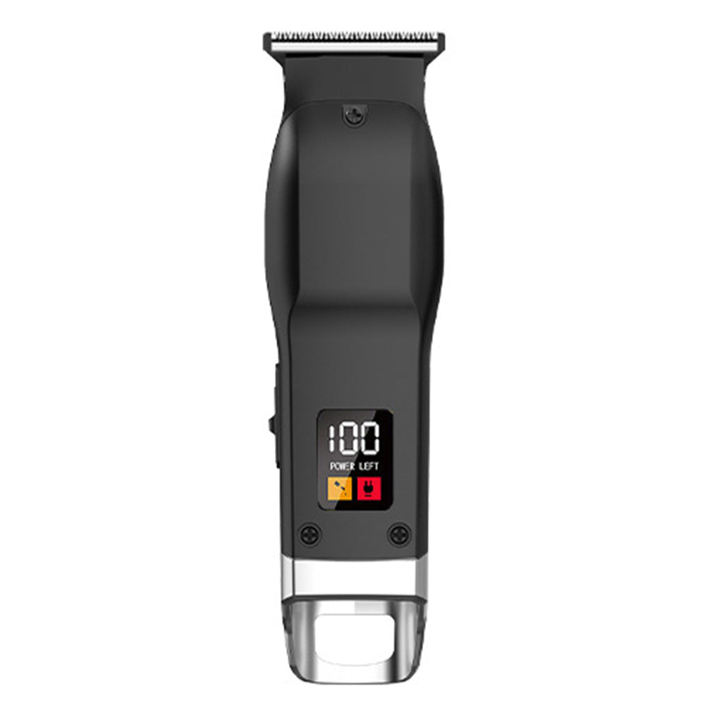 Rechargeable Men Hair Clipper Wet Dry Use for Home Dorm Barber Shop-Grey