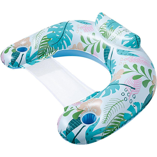 Inflatable Pool Float Chair Water Hammock Pool Lounge Style 3