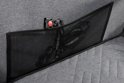 Dog Car Seat with Hard Bottom - Grey
