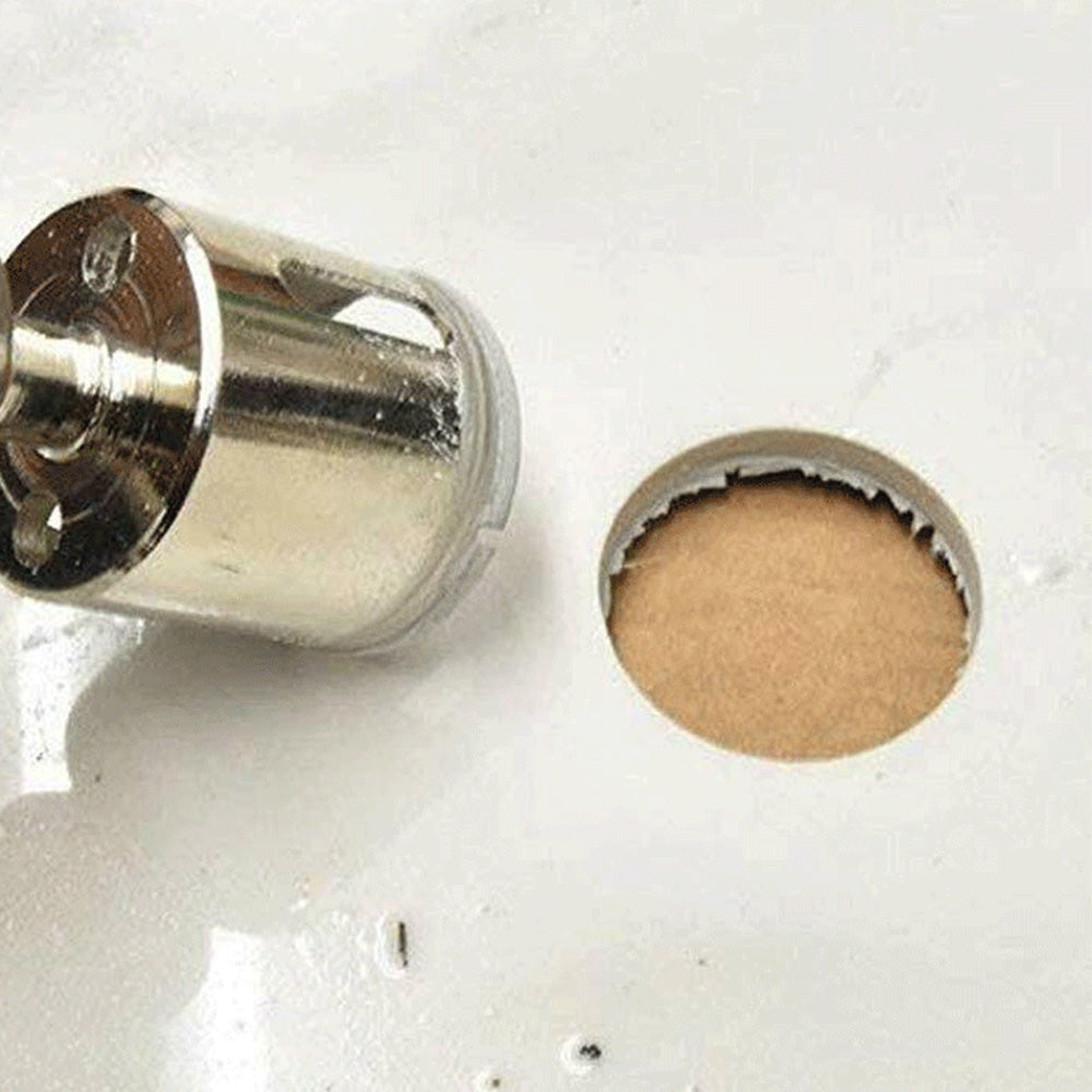 15 PCS Drill Bit Set for Glass Tile  Precision Hole Saws 0.6-0.05cm