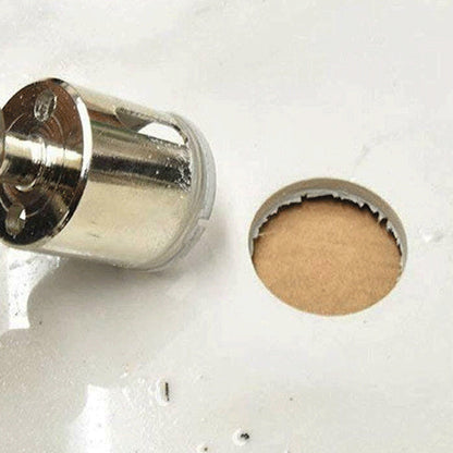 15 PCS Drill Bit Set for Glass Tile  Precision Hole Saws 0.6-0.05cm