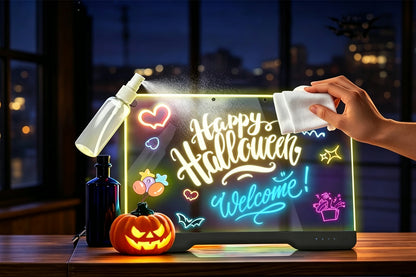 Rechargeable LED Drawing Board - Black