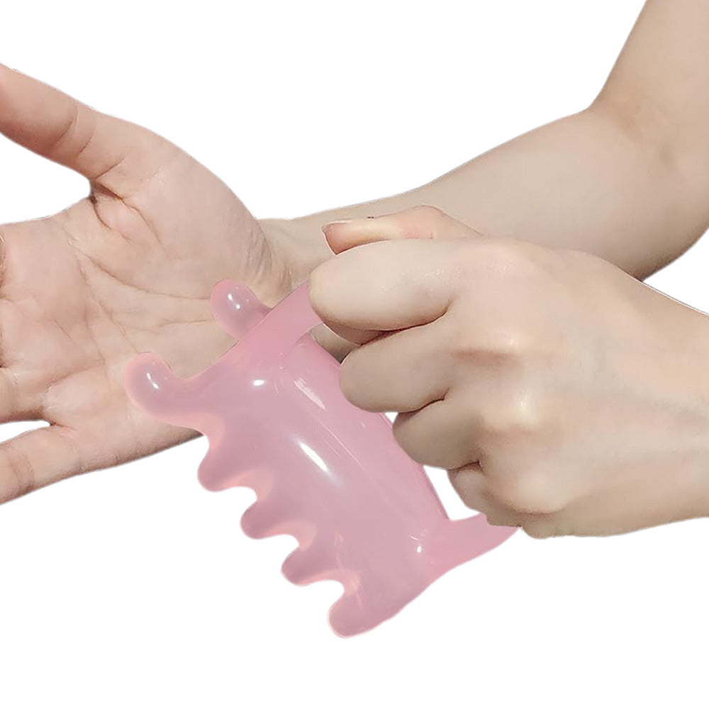 Manual Massage Tool for Back Fascia Massager for Body Muscle Pink