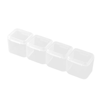 Grid Plastic Jewelry and Bead Storage Organizer Box for Crafts