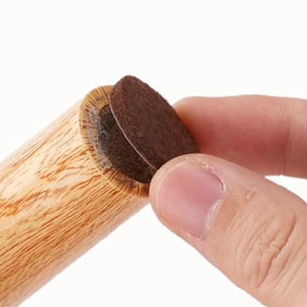 300Pcs Self Adhesive Felt Furniture Pads Scratch Resistant for Hardwood Floors-Brown