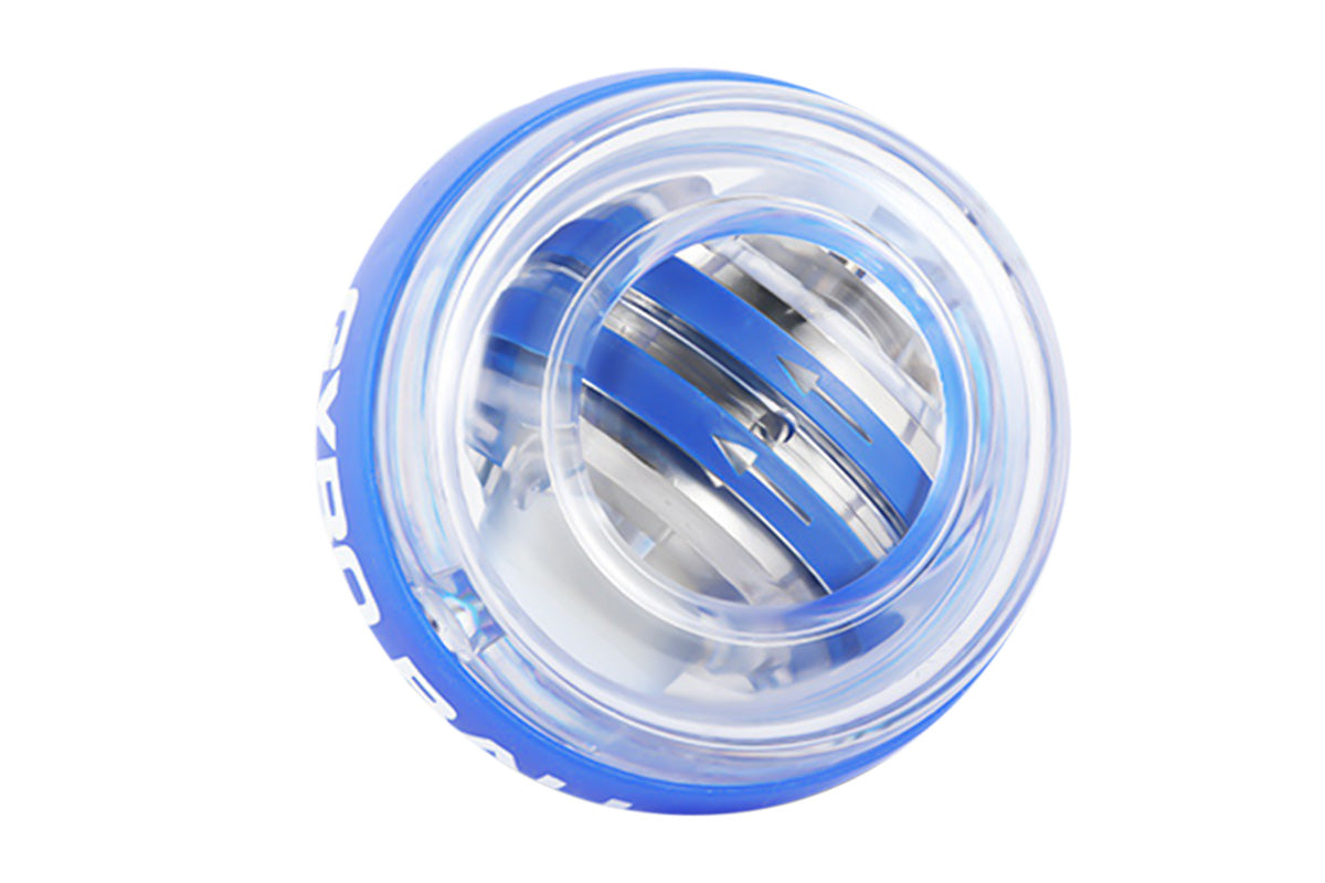 6 Color LED Gyroscope Wrist Exercise Ball Strength Trainer Muscle Training-Blue