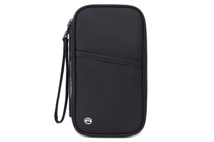 Travel Wallet and Family Passport Holder RFID Blocking Document Organizer-Black
