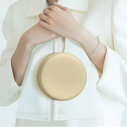Memory Foam Travel Pillow Neck Support Pillow with Storage Case Beige