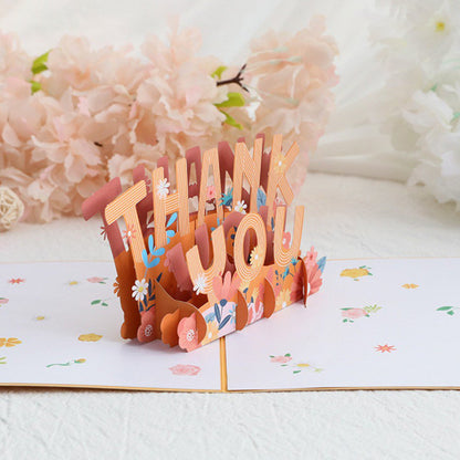 3D Fathers Day Pop Up Card-Orange