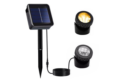 6 LED Solar Spot Light Outdoor Garden Landscape Pool Yard Lawn Patio Lamp-Yellow