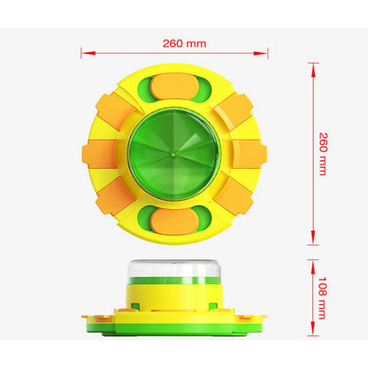 Dog Puzzle Toy Pup Food Treat Feeding Dispenser Training and Entertainment Toy-Green