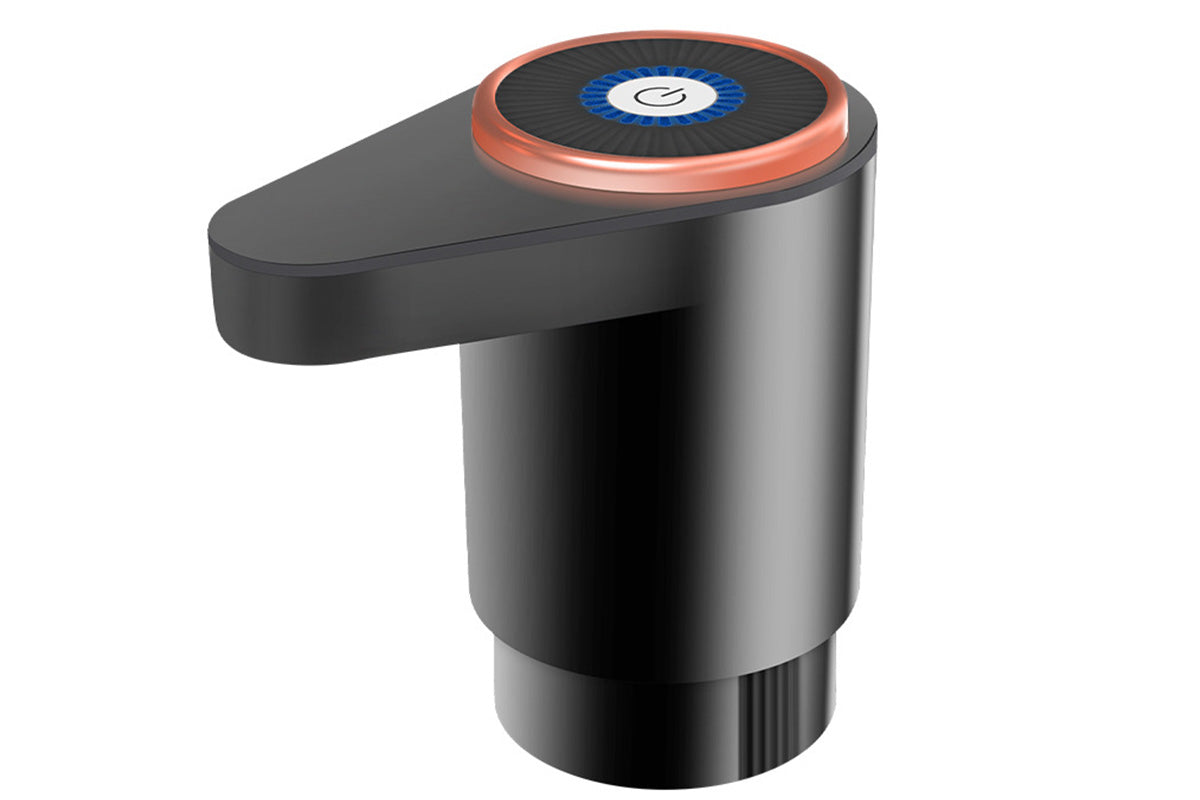 Electric Water Bottle Pump Automatic Dispenser For Kitchen Camping-Black