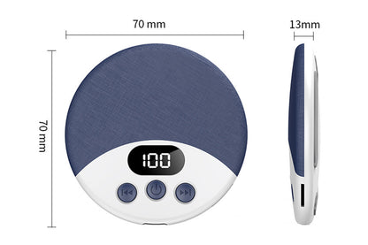 Display Under Pillow Bluetooth Sleep Speaker - Blue