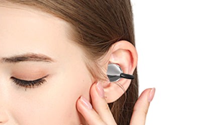 Bluetooth Open Ear Clip-On Earbuds - Black