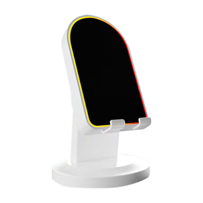 3-in-1 Wireless Induction Speaker with Phone Stand-White