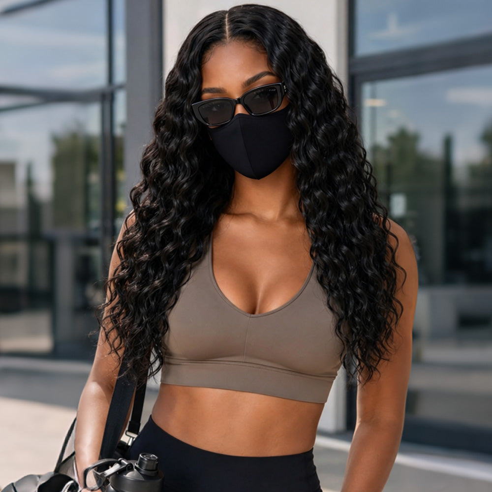 16inch Deep Wave Synthetic Feather Hair Extensions for Braids - Style 2