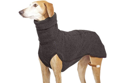 Dog Jumper Fleece Vest Sweater Stretch Sweatshirt - Dark Grey