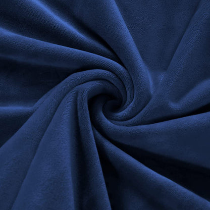 Velvet Armless Lounge Chaise Slipcover Stretch Chaise Couch Cover -Blue