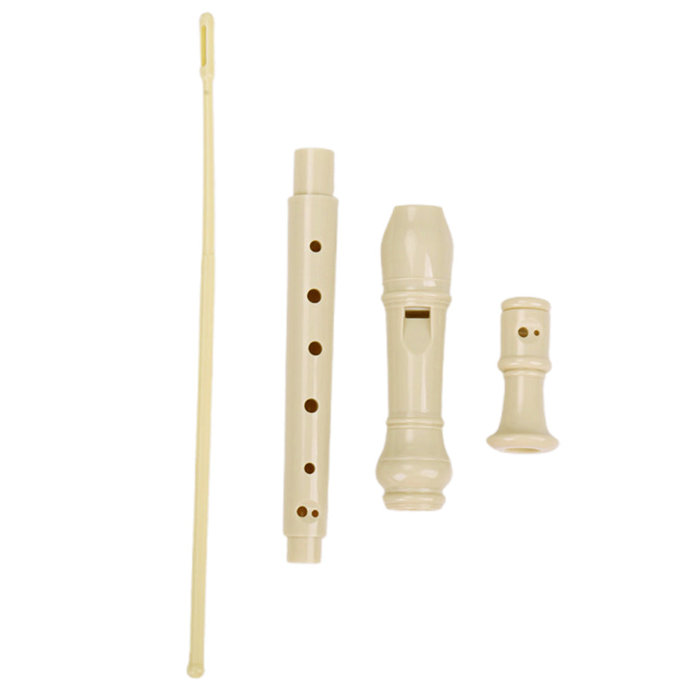 ABS 8-Hole Descant Soprano Recorder for Beginners -Beige