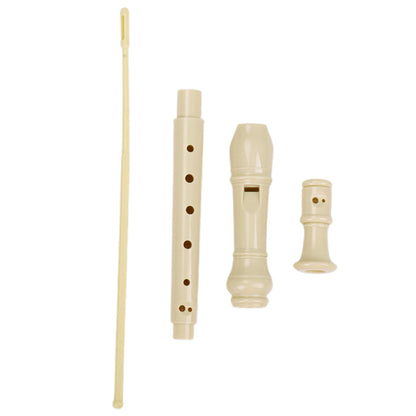 ABS 8-Hole Descant Soprano Recorder for Beginners -Beige