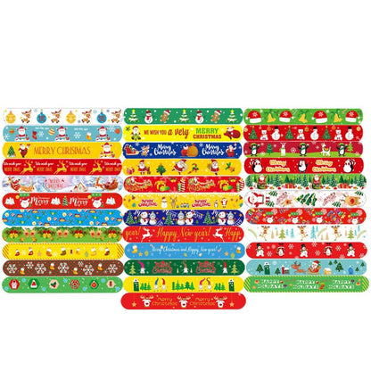 100Pcs Slap Bracelets Party Favors Birthday Gifts Decorations for School Holiday Style 3