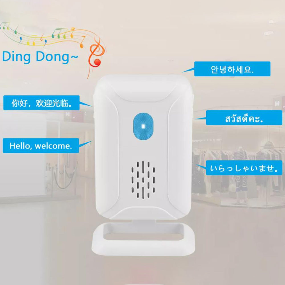 Motion Sensor Welcome Doorbell Wireless Motion Detector Alarm for Home Store Business Caregiver Reminder Style 1