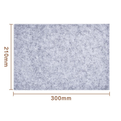 5Pcs Self Adhesive Furniture Protective Felt Pads for Scratch and Noise Protection Gray