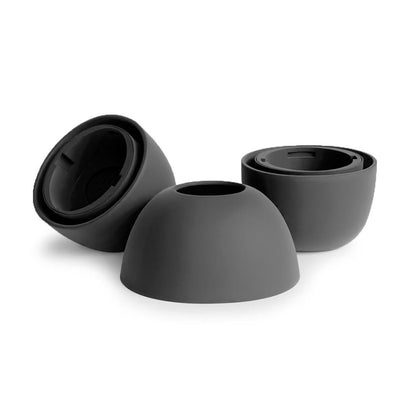 12Pcs Silicone Ear Tips for Samsung Galaxy Buds3 Pro Replacement Earbud Covers-Grey