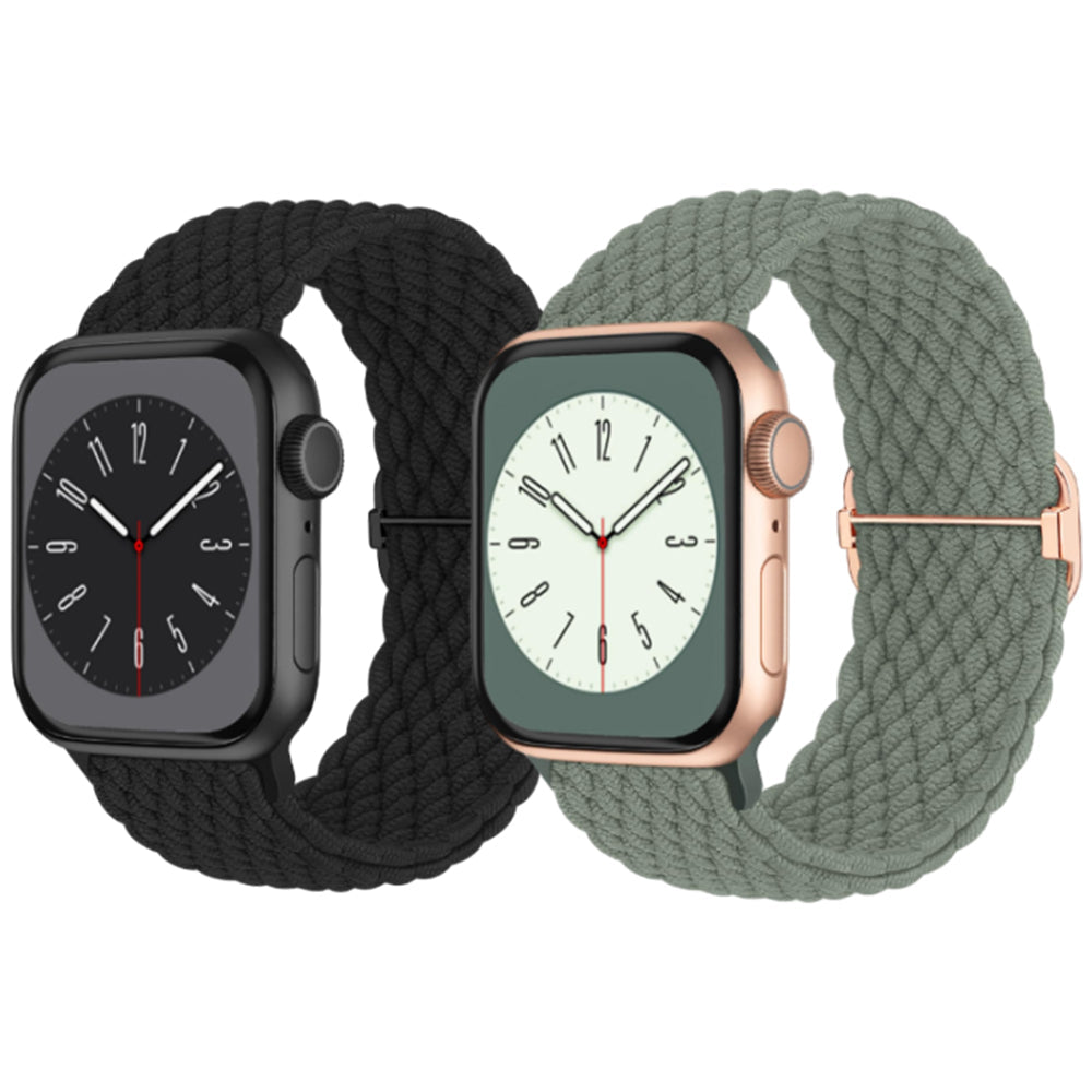 Adjustable Braided Loop Nylon Strap Compatible with Apple Watch Style 2