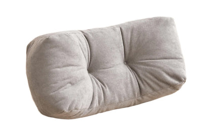 Lumbar Support Pillow PP Cotton Low Back Pillow Office Chair Lumbar Cushion-Grey