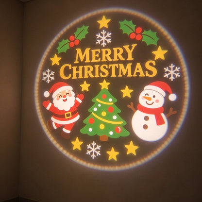 Christmas USB Projector Night Light with 6 Slide Patterns Adults Desktop Lamp