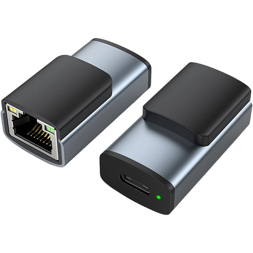 Type C Female to RJ45 Gigabit Ethernet Adapter 1000Mbps Network Converter