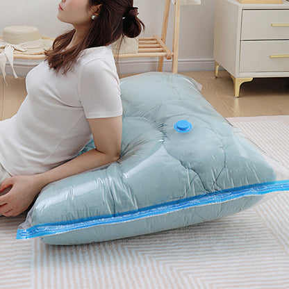 5 Pack Vacuum Storage Bags with Hand Pump Space Saver Compression for Home Use