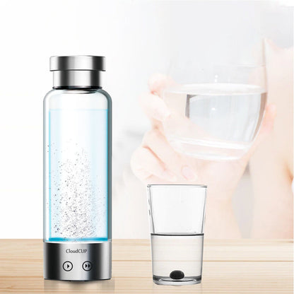 480mL Hydrogen Water Bottle Hydrogen-Rich Water Generator Rechargeable Hydrogen Water Machine