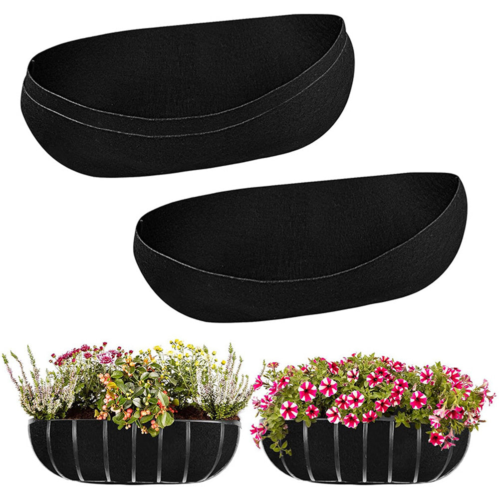 3PCS Fabric Planter Basket Liners for Window Boxes
