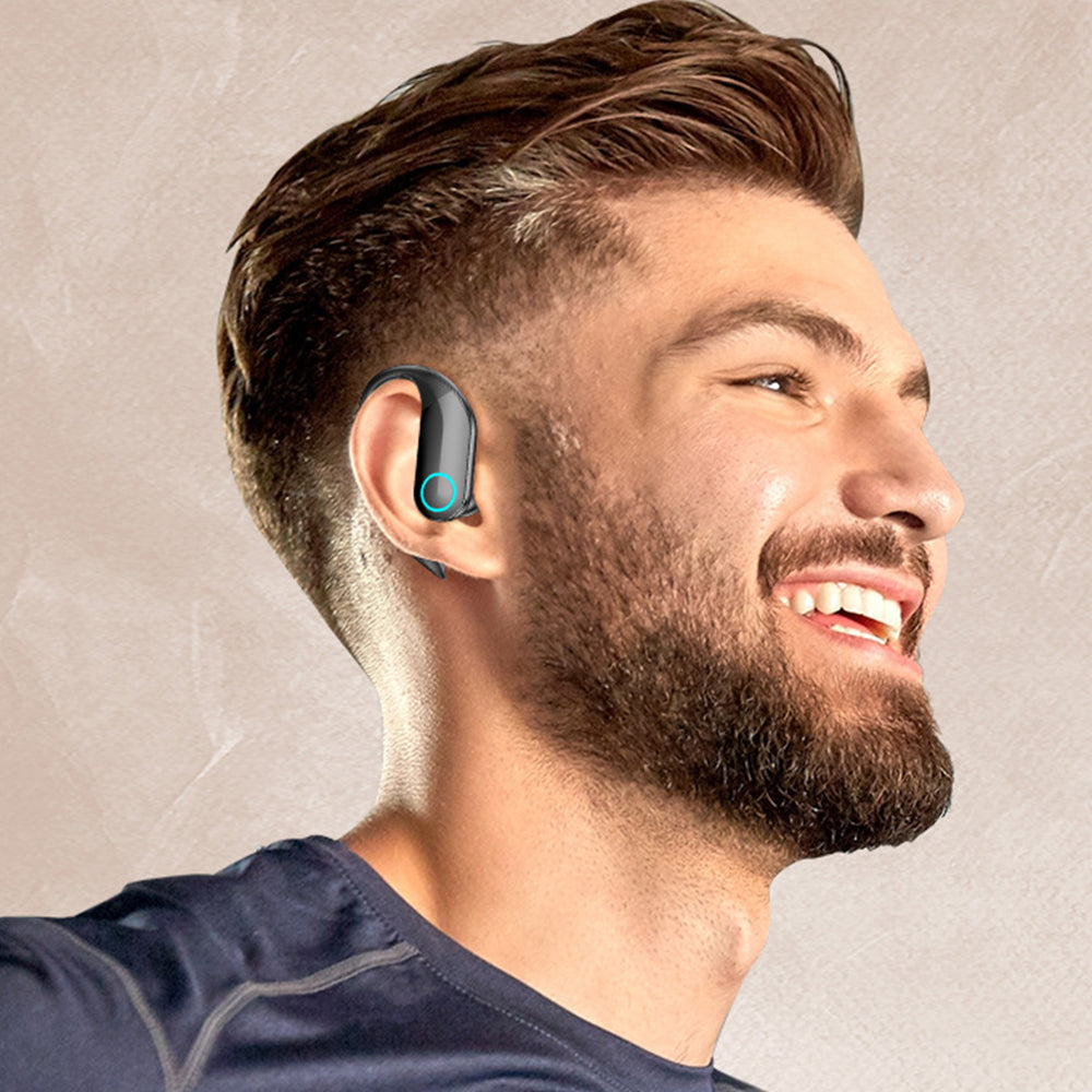 5.3 Bluetooth Wireless Over Hook Headphone Earbuds HiFi Sports Earphone