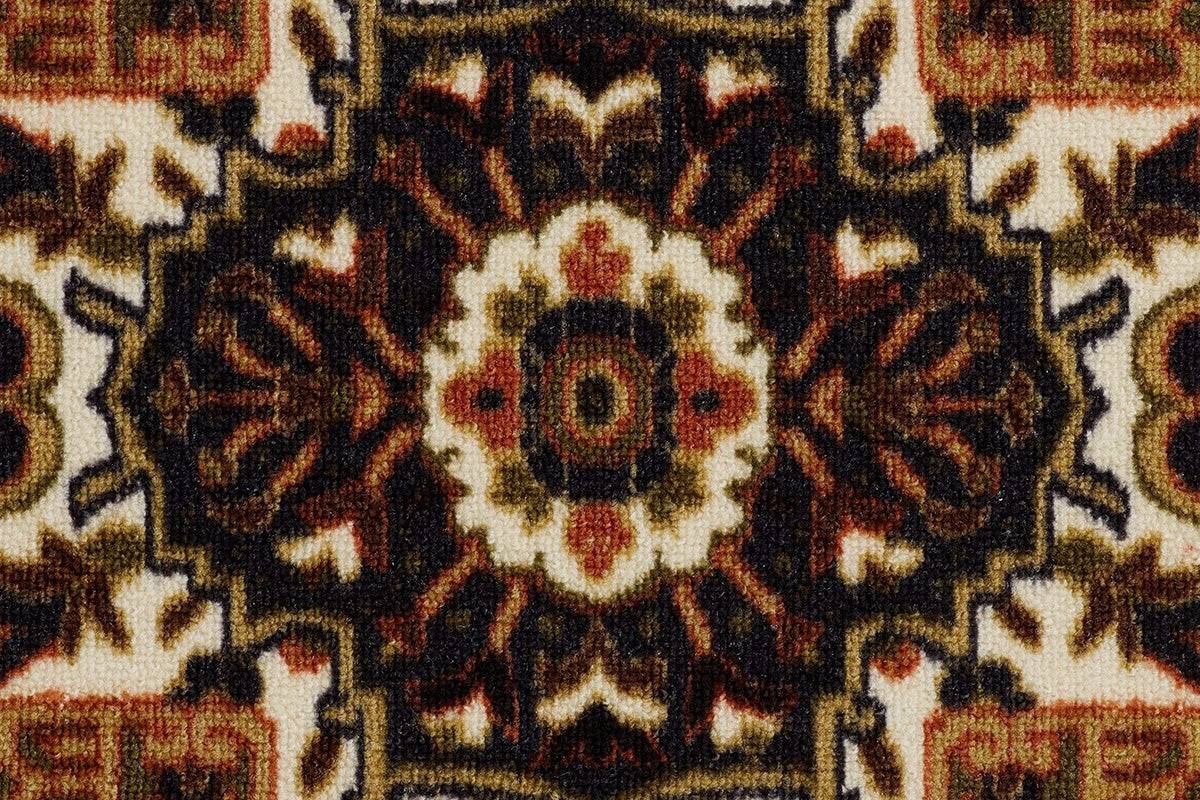 Vintage Boho Rug Non-Slip Floor Carpet - Brown