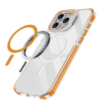 For iPhone 16 Series Protective Case Scratch-Resistant Back Cover Orange