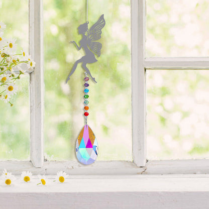 5Pcs Artificial Crystal Prism Suncatcher Rainbow Makers