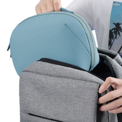 Travel Gadget Bag Organizer Small Electronics Organizer Pouch for Cables Cords Chargers Blue