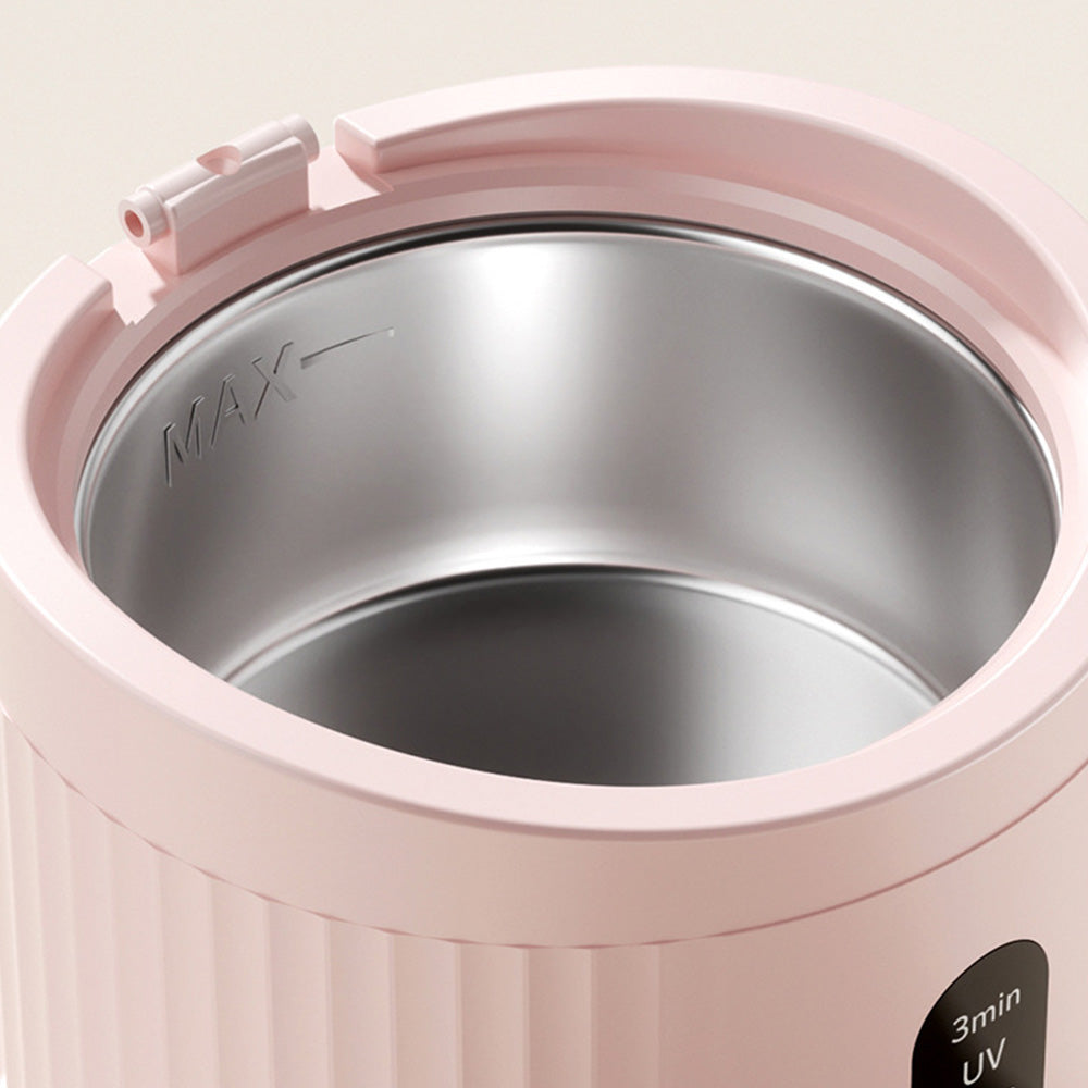 Ultrasonic Retainer Cleaner for Dentures Jewelry - Pink