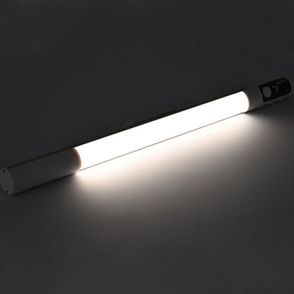 Magnetic Motion Sensor Light 3 Colors Adjustable Light Bar for Cabinet Bedside Under Counter 1200mAh Black